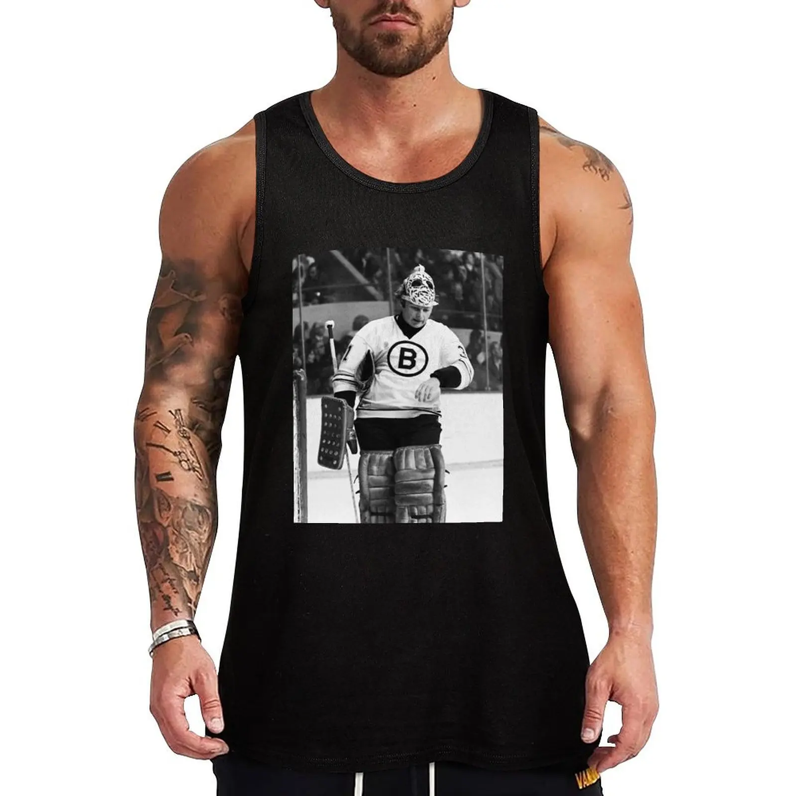 

Gerry Cheevers Tank Top Casual Lounge Tank Top Sleeveless Loose Soft Shirt