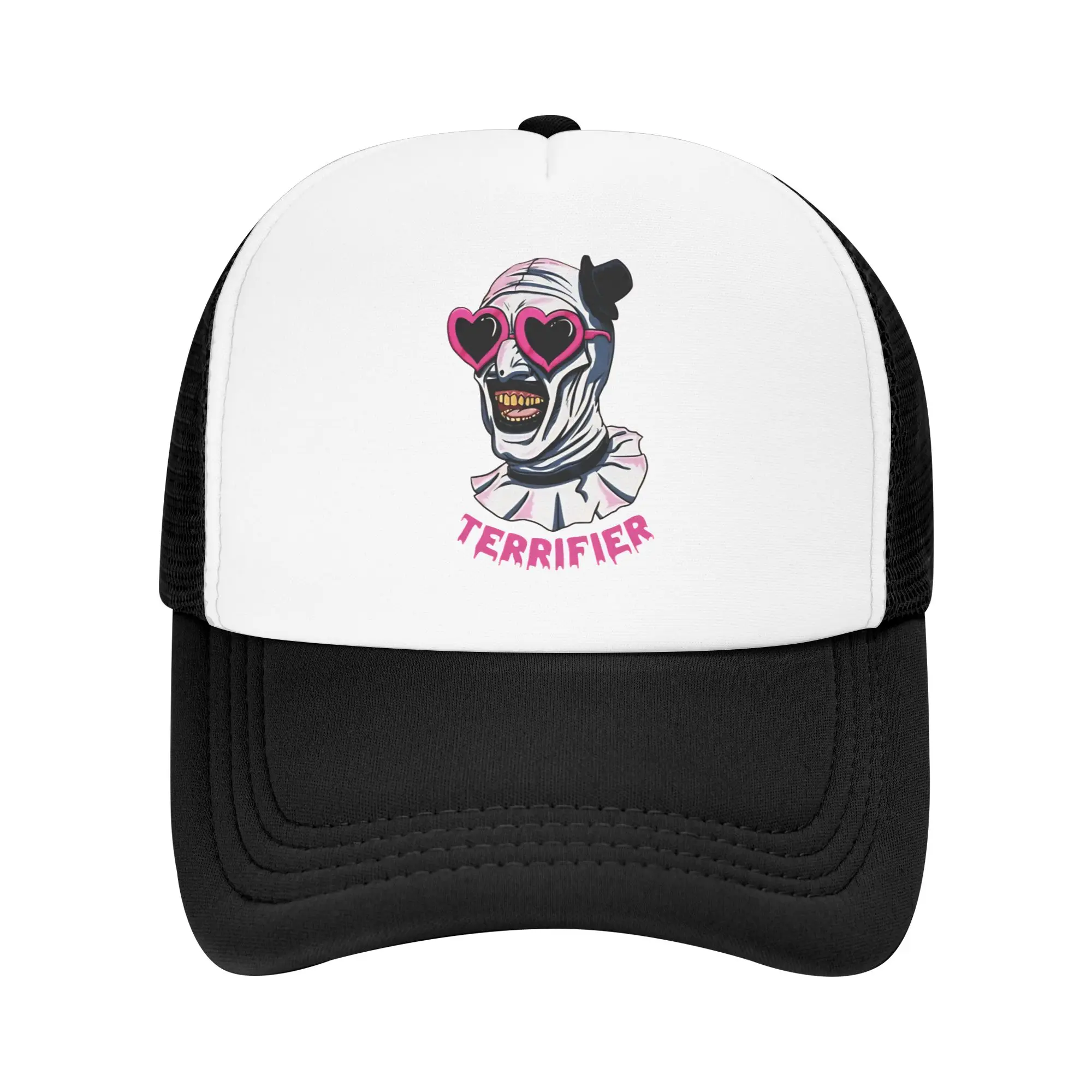 Terrifier Art Die Clown-Herzbrille  Casual Baseball Cap  Running Hippie Sun Hats Summer Sun Visor Unisex Men Baseball Caps