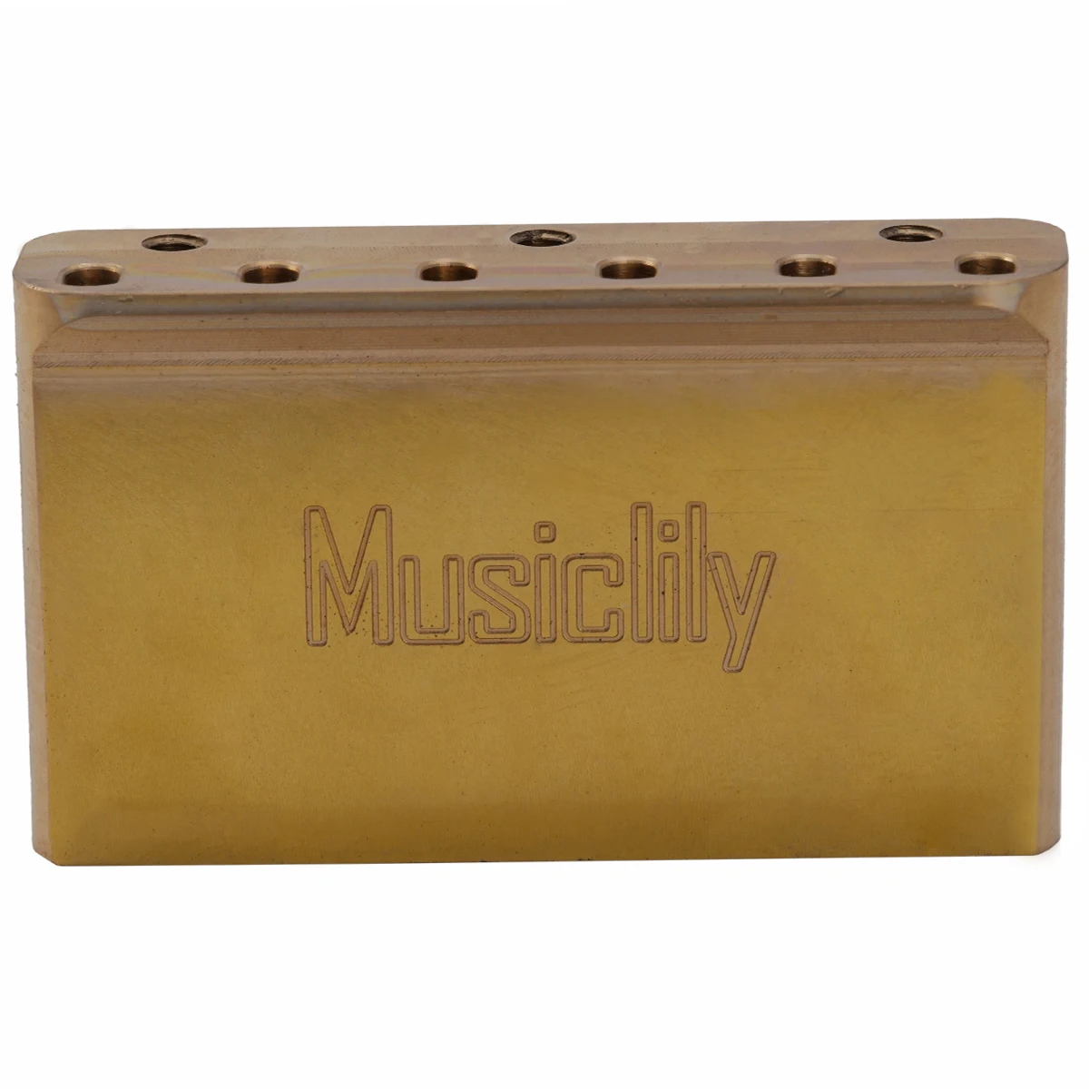 كتلة Musiclily Ultra 54 مم (2-1/8 بوصة) من النحاس الصلب بالكامل لجسر اهتزاز سلسلة Gotoh 510TS