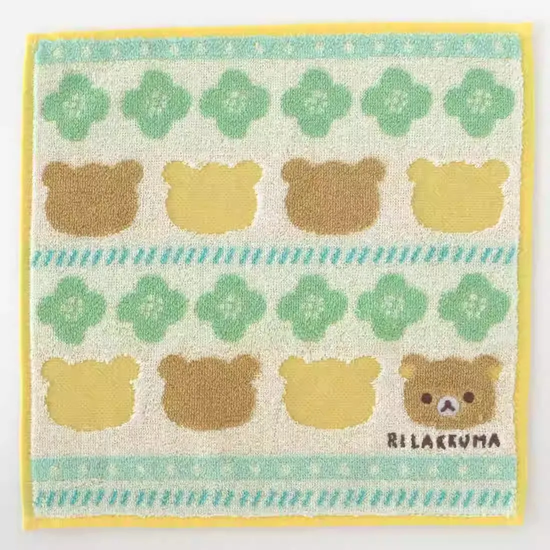 New Cute Rilakkuma Bear Kids Cotton Fabric Baby Burp Cloths Small Blanket Towels for Children