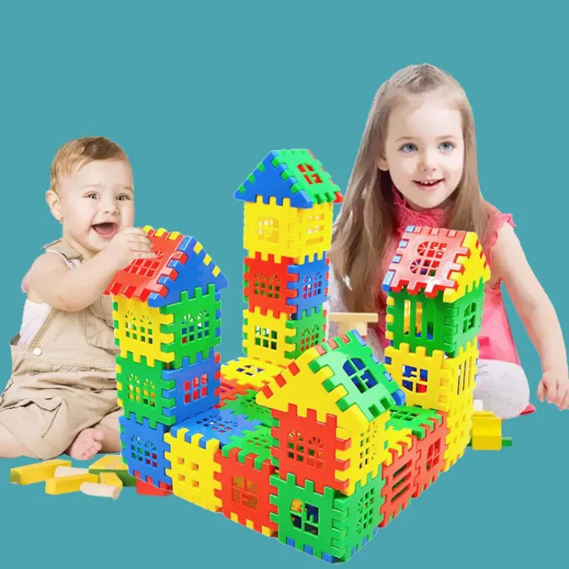 bioblo Mini Box- Friendship- 40 Blocs de Construction pour Enfants, Blocs de Construction en Bois, Blocs de Construction colorés, Jouet éducatif, Montessori, Jouet de Construction, Jouet STEM Durable