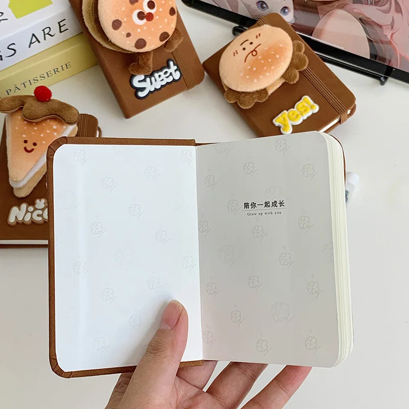 Popular On Xiaohongshu: Original Hamburger-Themed Notepad, High-Appearance-Value Small Notebook For Students