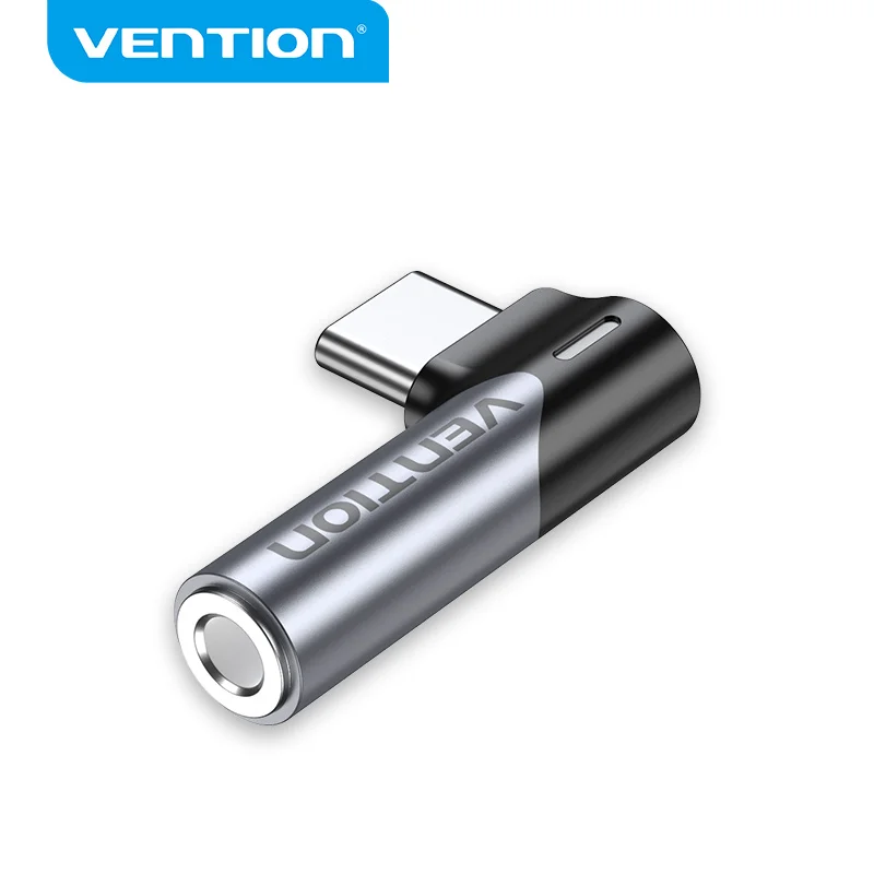 Vention Type C naar 3.5mm Jack Aux Adapter Oortelefoon USB C Hoofdtelefoon Adapter Jack Audio Kabel Voor Huawei P60 Xiaomi 3.5mm Adapter