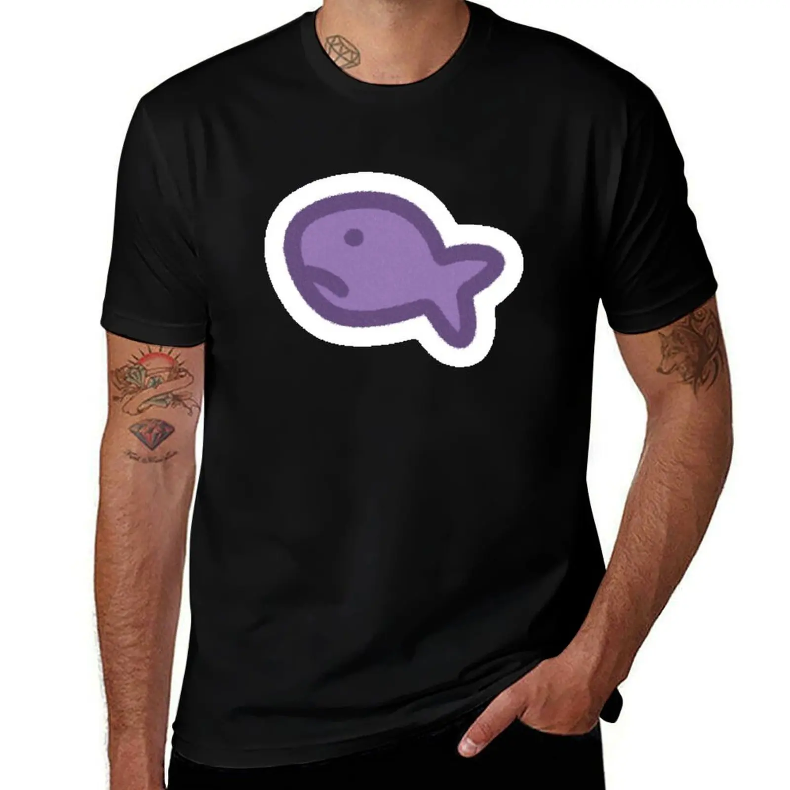 

Sadfish T-Shirt T-shirts oversize shirts graphic quick-drying clothes T-shirts for men cotton