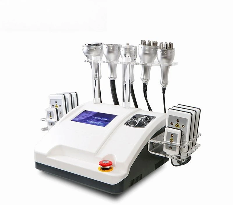 

Multifunctional desktop eight-in-one negative pressure shaping 40K slimming RF tightening beauty instrument manufacturer