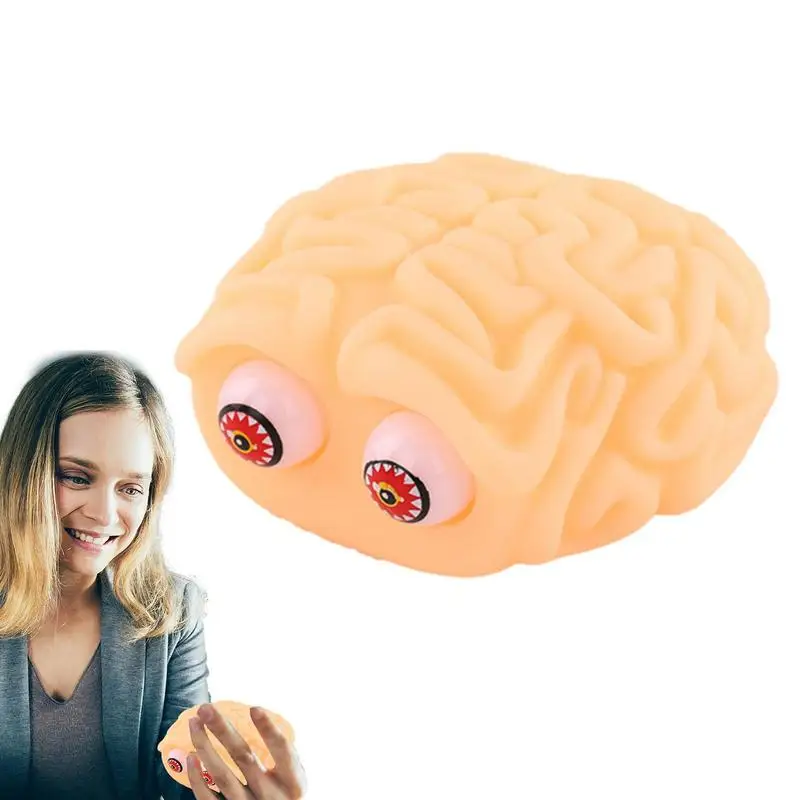 

Fun Pinch Toy Brain Shape Squeeze Pinch Toy Soft And Portable Brain Shape Sensory Fidget Toys For Kids Children Adults