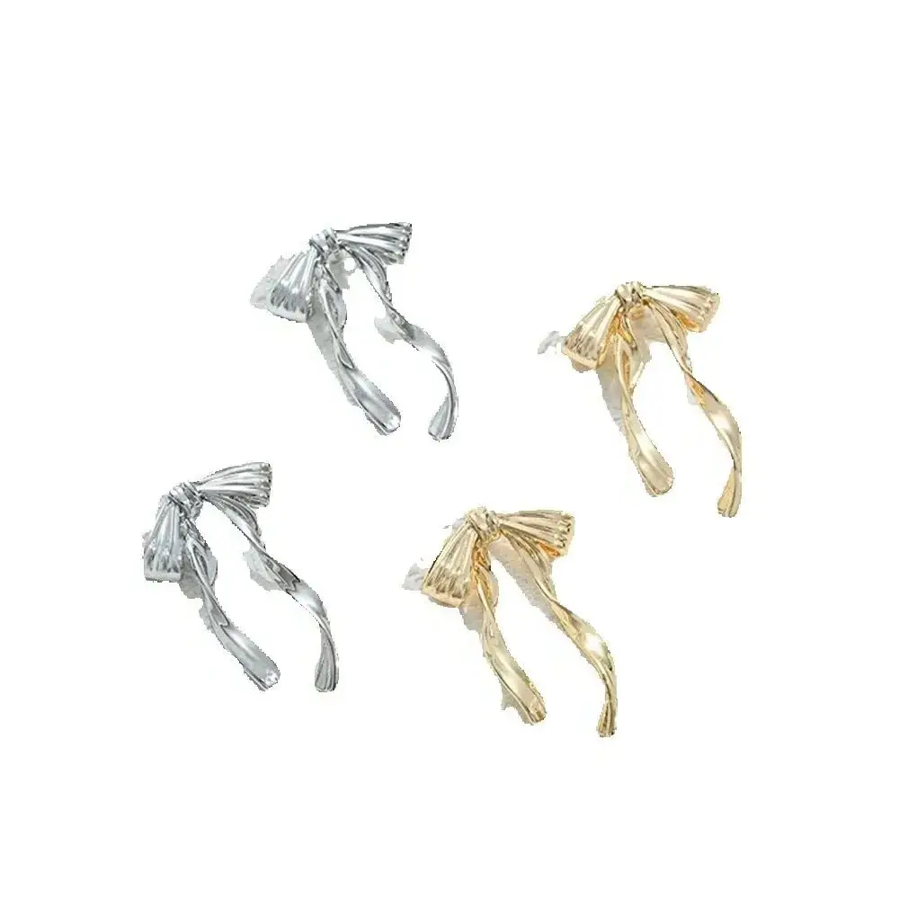 

1pcs 14K Gold-plated Color-preserving Glossy Line Bow Pendant, Diy Pearl Bracelet, Necklace Accessory
