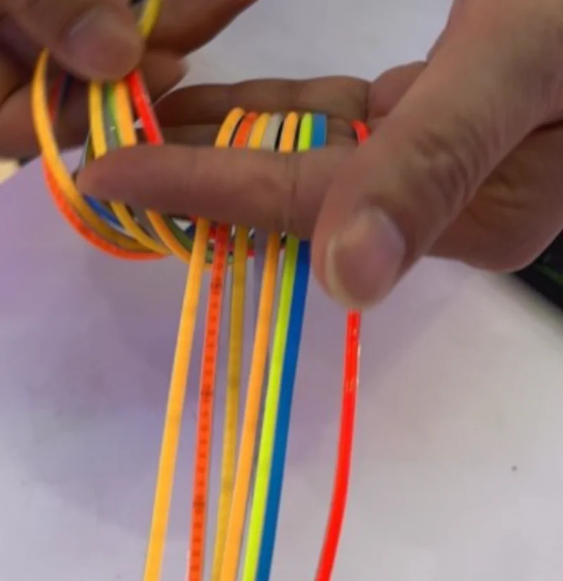 Ultra Thin 3mm PCB Cob LED Strip DC12V 24V 400 led/m Flexible Ribbon Light Colorful Ice Blue Yellow Red Green White LED 5M