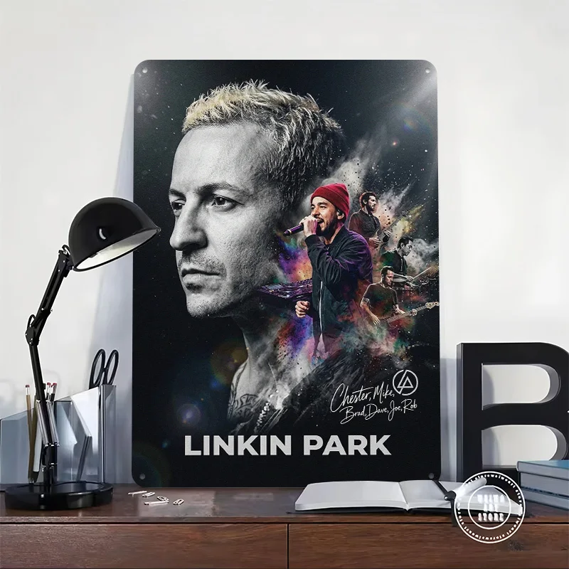 Linkin Band Metal Poster Perfect Gift for Fans Lovers Personalized Wall Art Metal Sign for Home Decor Ornaments Decoration Room