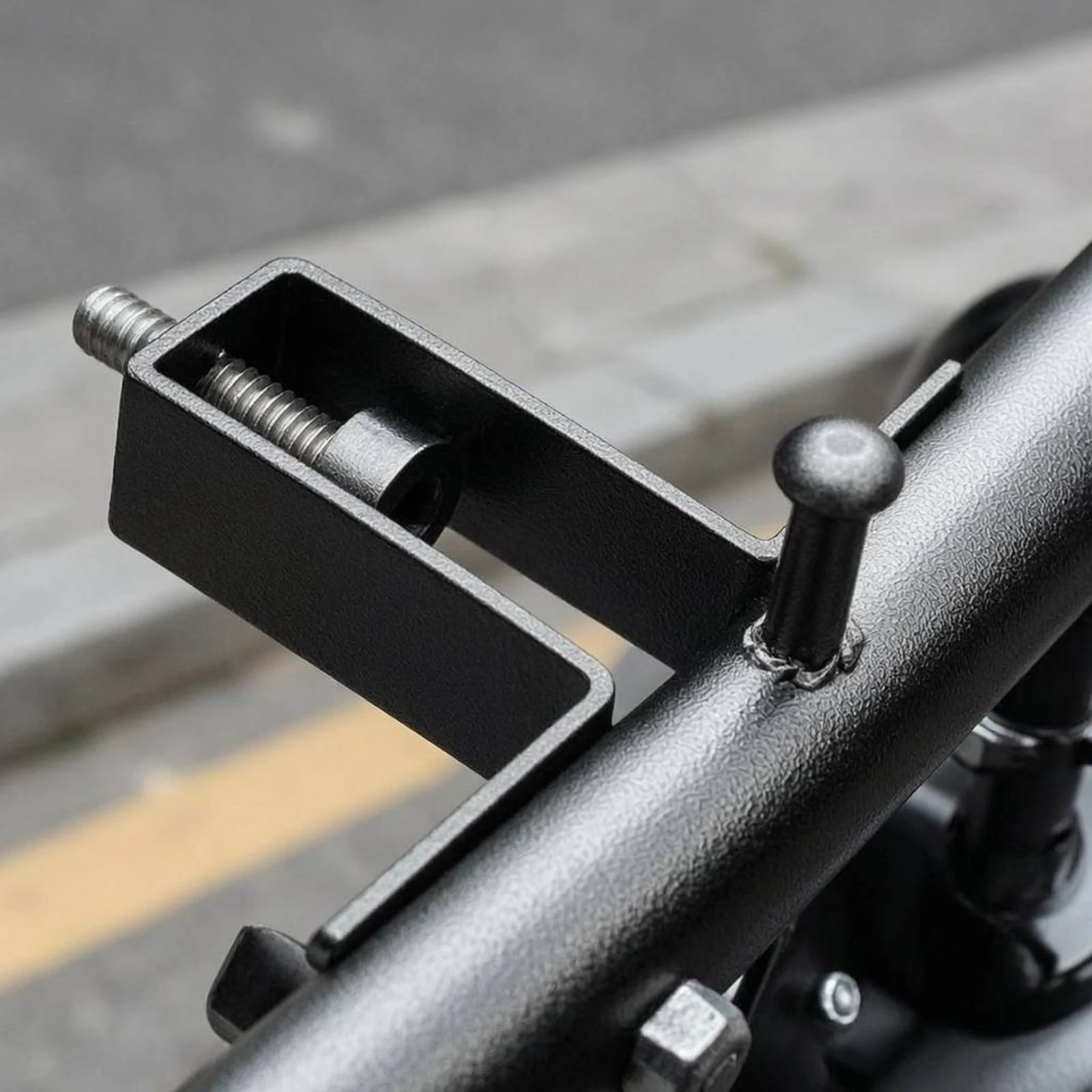 デリバリーバッグラックフックピン電動自転車ハンガー車両アクセサリー円筒形バー収納ギアブラック