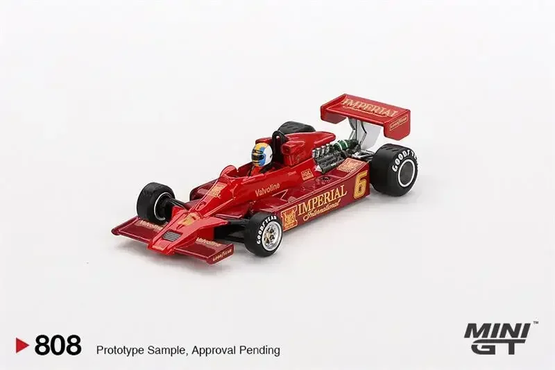 

Литая под давлением модель автомобиля MINI GT 1:64 78 No 6 Gunnar Nilsson 1977 Japanese GP Racing