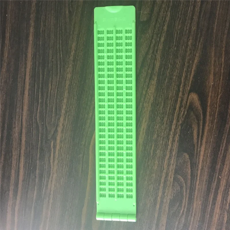QWE-4 линии, 28-ячеечная доска для письма Брайля со стилусом, портативная тренировочная доска Брайля для слепых учебных принадлежностей
