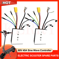 LANGFEITE 60V 45A Sine Wave Brushless Controller for Dual Motor C1 11-inch Third-Generation Electric Scooter Controller Replacem