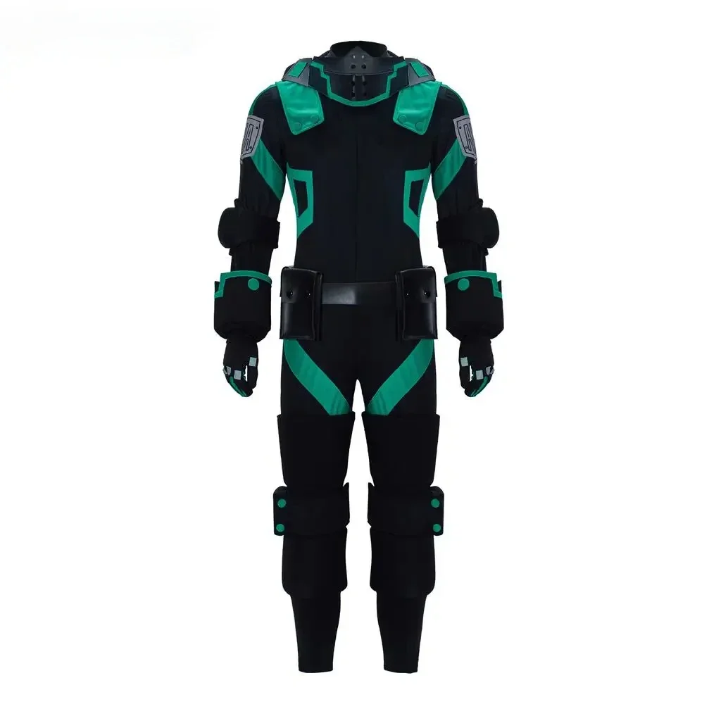 My Hero Academia World Heroes Mission Boku No Hero Akademia Izuku Midoriya Deku Cosplay Costume Black Battle Suit