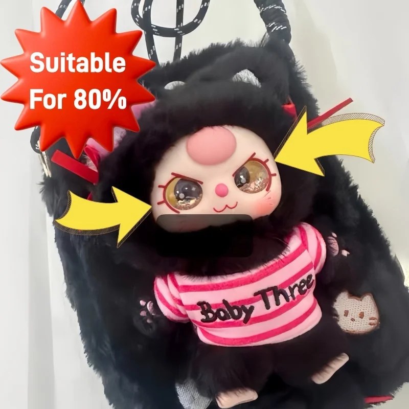 

New Suitable For 80% Baby Three Cute Cat Face Handmade Vinyl Faces Substitute Accessory Multiple Types Of Eyes In Stock