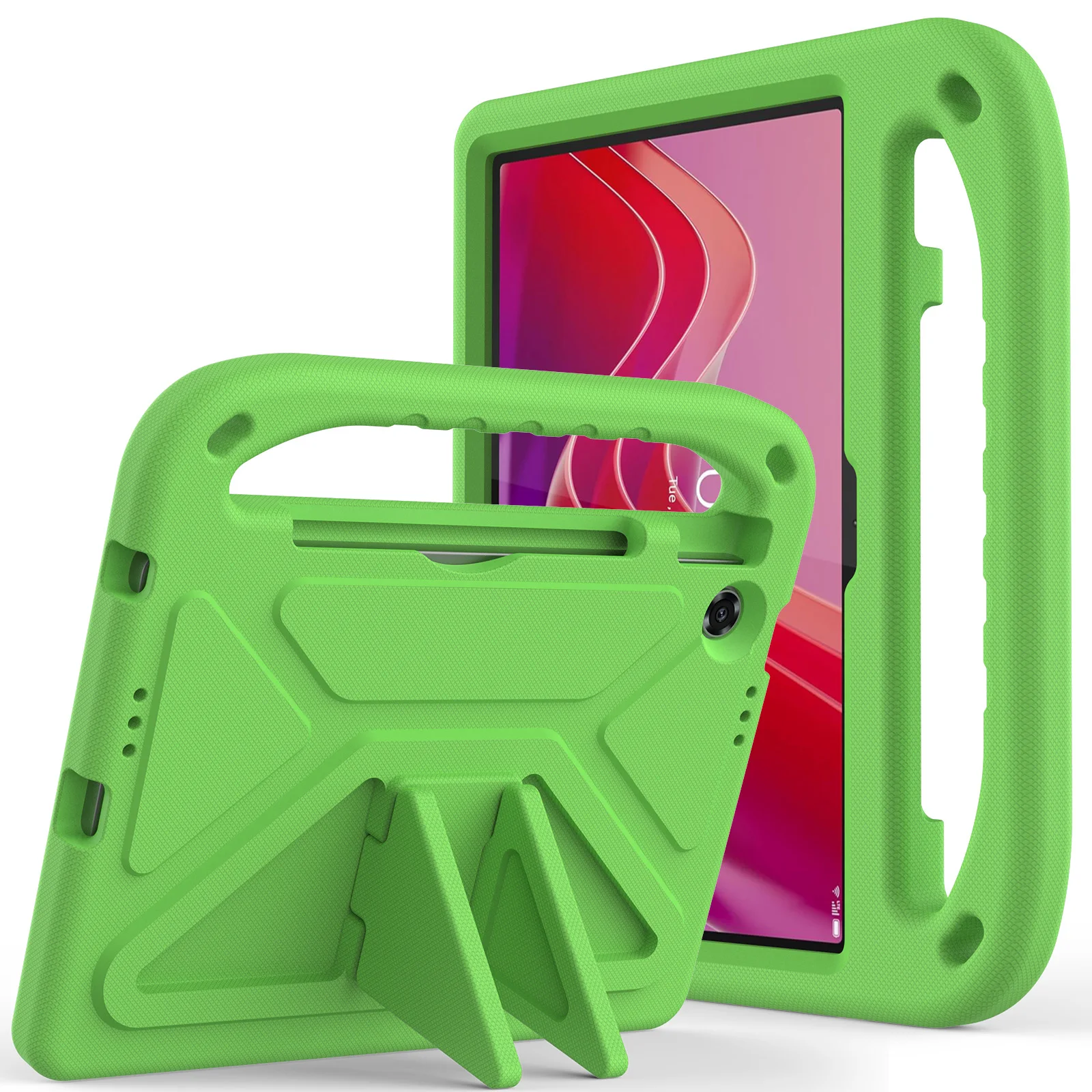 Kids Friendly EVA Case For Lenovo Tab 10.1 2025 K10C TB-311FU ZAEH0019IN ZAEH0180IN ZAEJ0054IN Kickstand Cover With Hand Holder