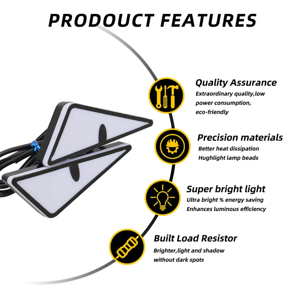 Auto LED Teufel Augen Licht Universal Dämon Augen Scheinwerfer Motorrad Mini Blinker Flasher Rücklicht Auto Dekoration Lichter