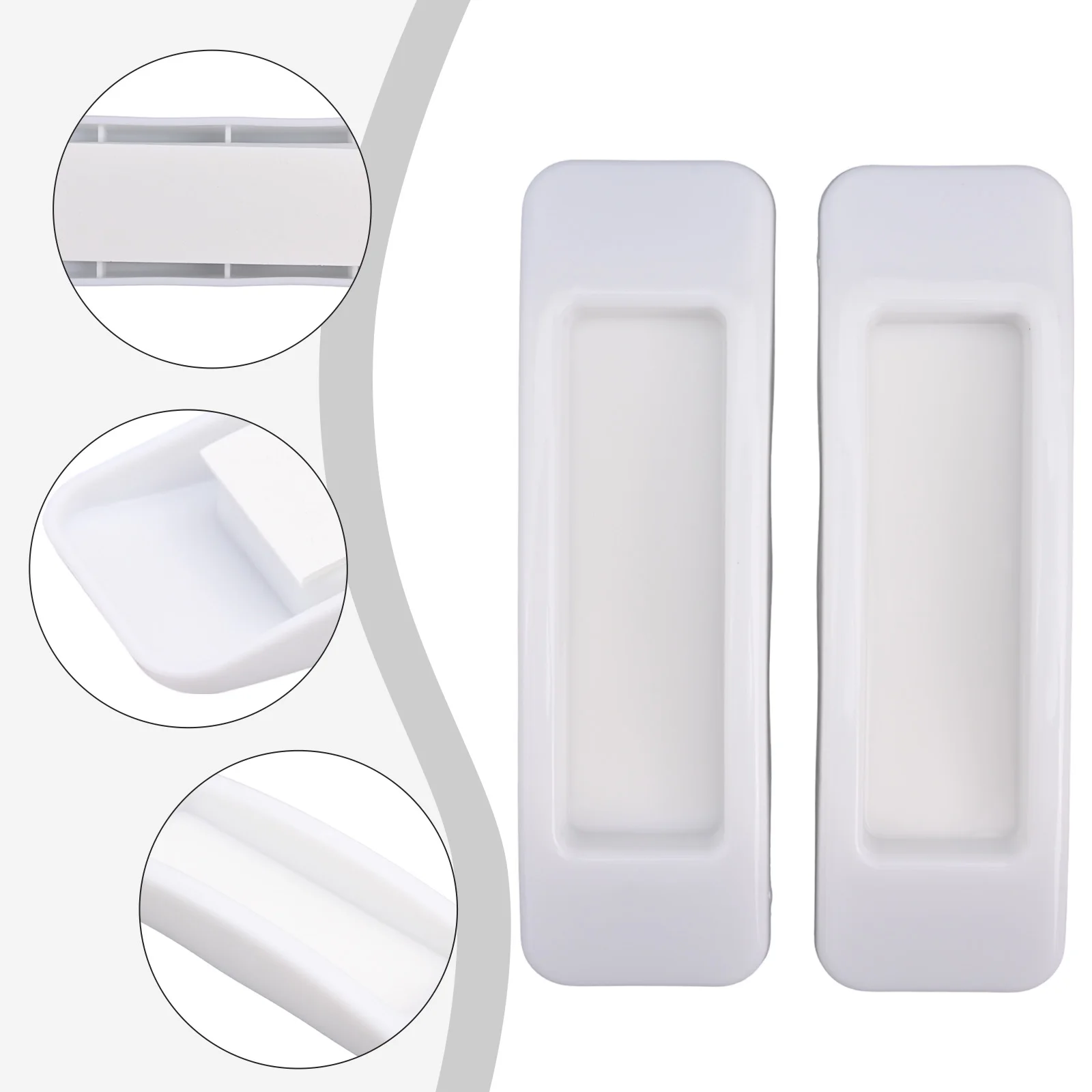 Easy To Install Multi-purpose Handle Tear-and-stick Installation Easy To Slide Windows Or Drawers No Screws Required