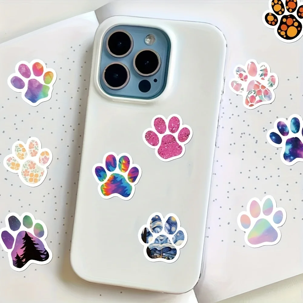 ملصقات مطبوعة على شكل مخالب حيوانات نابضة بالحياة - ملصقات مكافآت ملونة، ملصقات ورقية ذاتية اللصق للفصول الدراسية وديكور المكاتب المنزلية