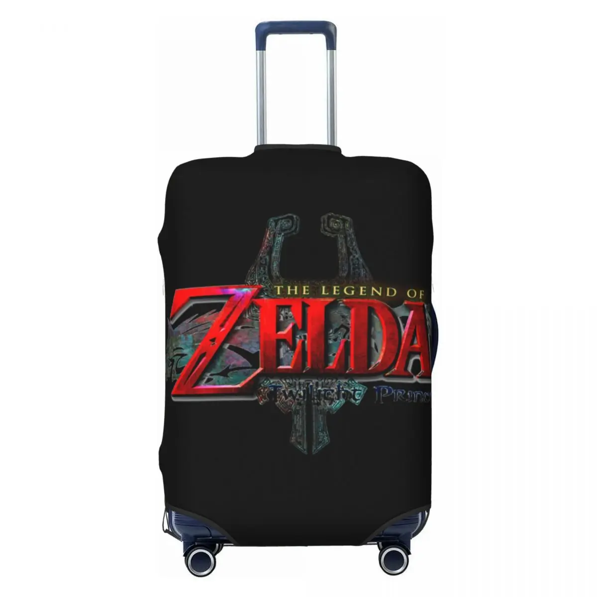 

Пользовательские милые чехлы для багажа The Legend Of Zeldas, эластичные чехлы для дорожных чемоданов с мечом Skyward Triforce