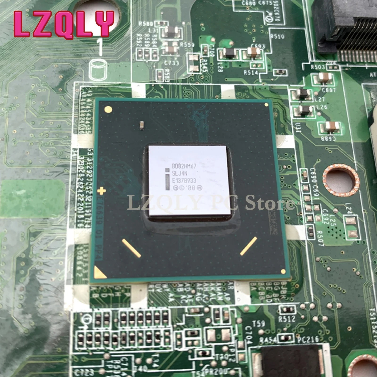 Lzqly สำหรับ Dell L702X มาเธอร์บอร์ด DAGM7MB1AE0แล็ปท็อป DAGM7MB1AE1 L701X GT555M 1GB GPU HM67ทดสอบบอร์ดหลักอย่างเต็มที่