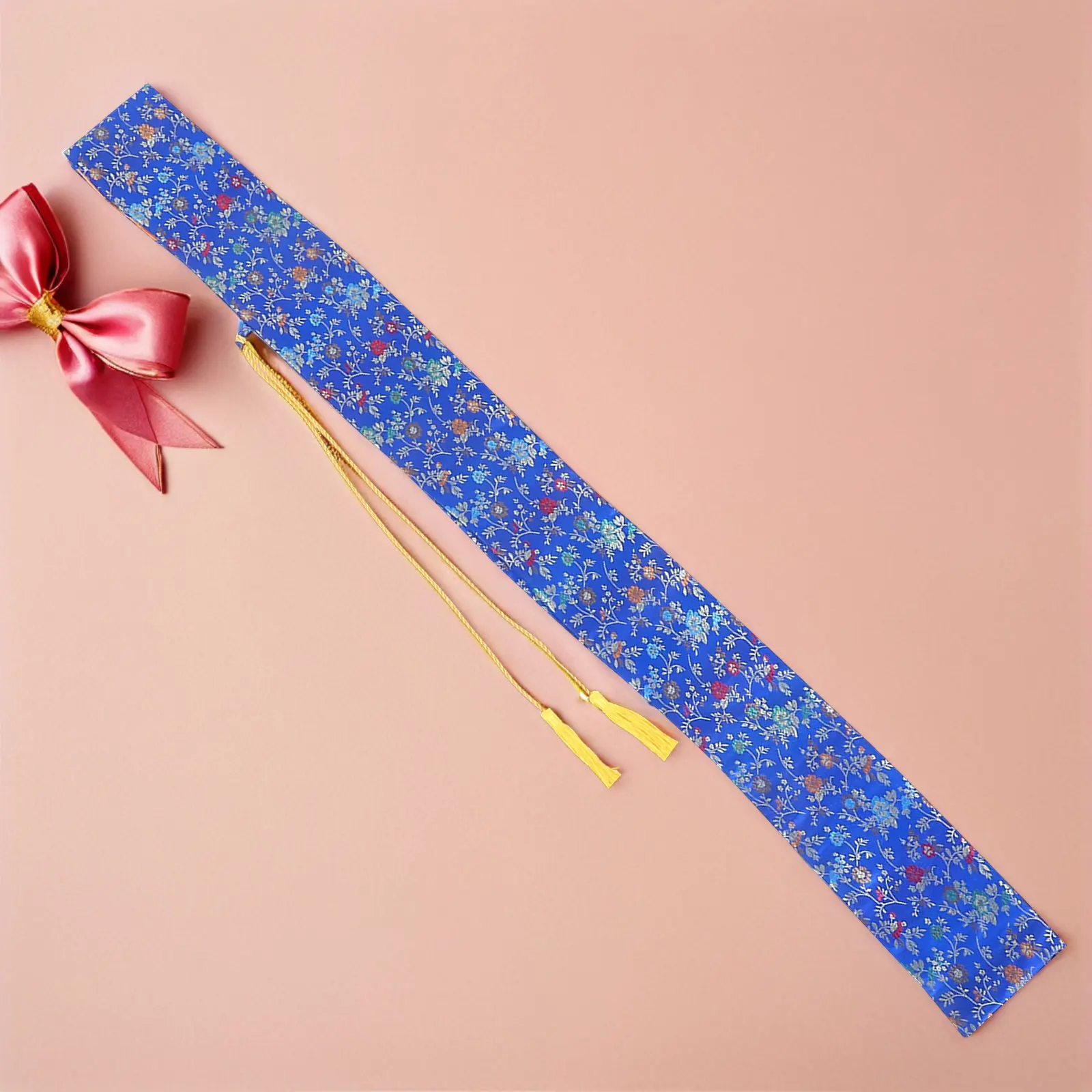 2Pcs Bags Silk Long Protector Carry Case for Japanese Tai Martial Arts 53.05x4.91 Inches Organizer Pouch Travel