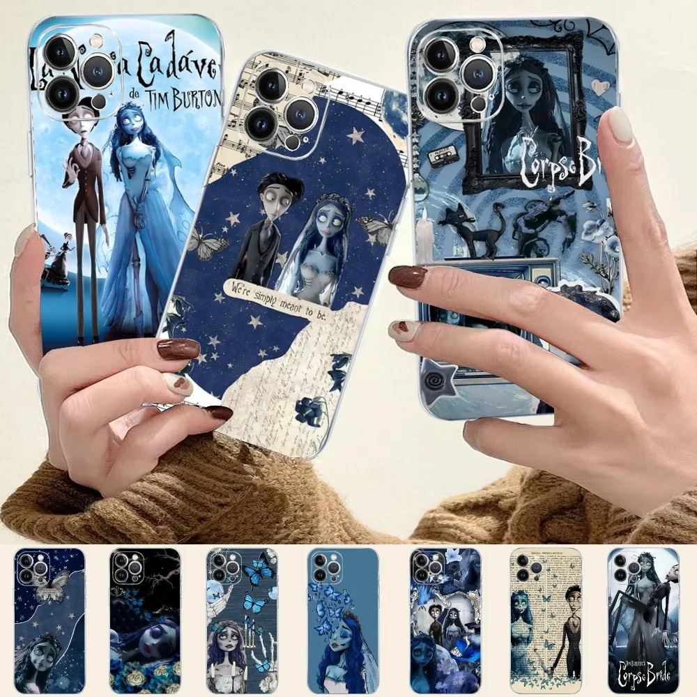 The Movie C-Corpse B-Bride Phone Case For iPhone 16 15 14 13 12 Mini 11 Pro XS Max X XR SE 6 7 8 Plus Soft Silicone Cover