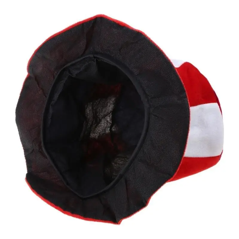 R1WE Hatday العلم الأمريكي زي يوليو الوطني قبعات الحفلات الرابعة للاستقلال الأمريكي #3