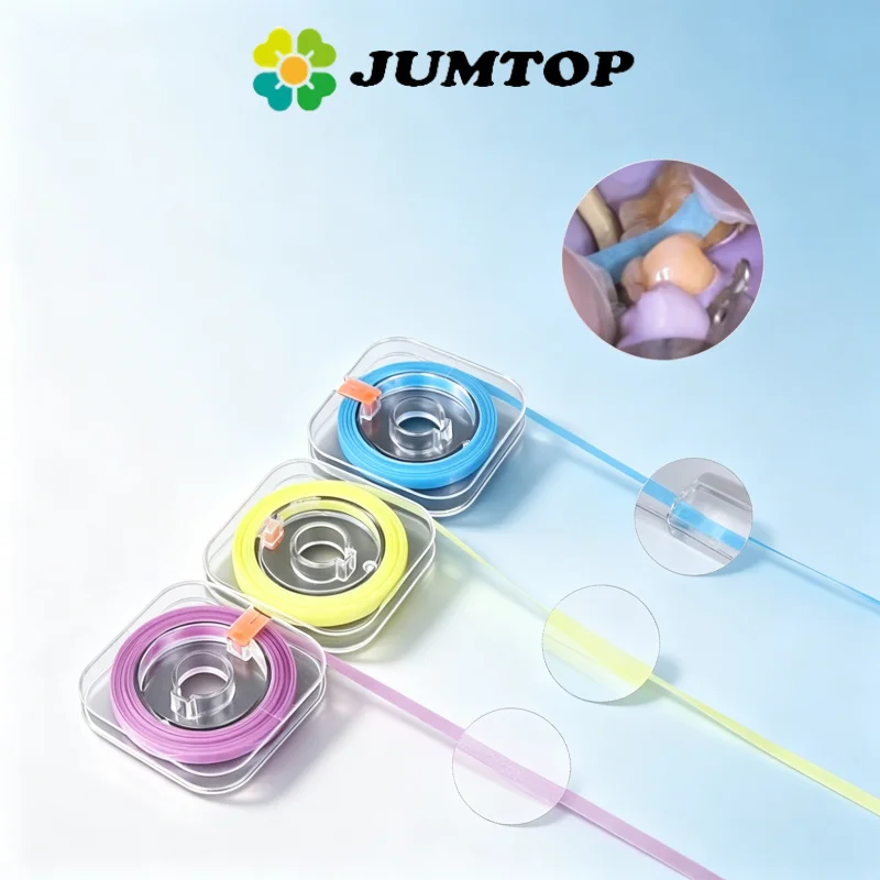JUMTOP 1Pc Dental Polishing Strip Roll 6m*4mm Resin Teeth Grinding Sanding Shaping Dentistry Material
