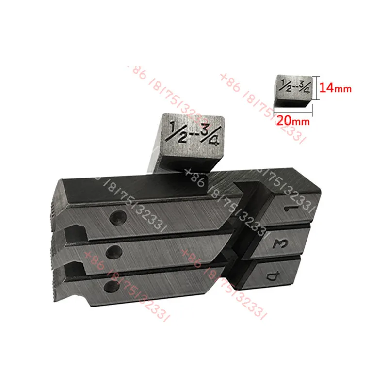JGB100 Type BSPT1/2-3/4 Electric threading machine die cutting tool thread die head pipe thread cutting tool