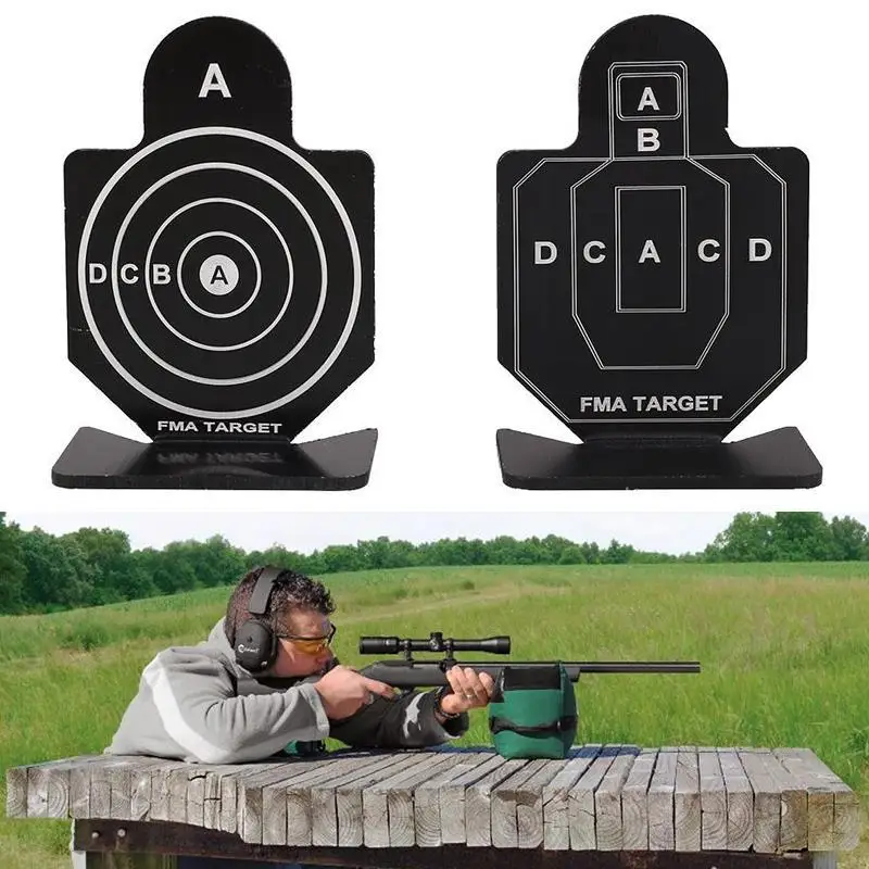 Cible de tir en métal Airsoft, accessoires d'entraînement tactique de chasse en plein air