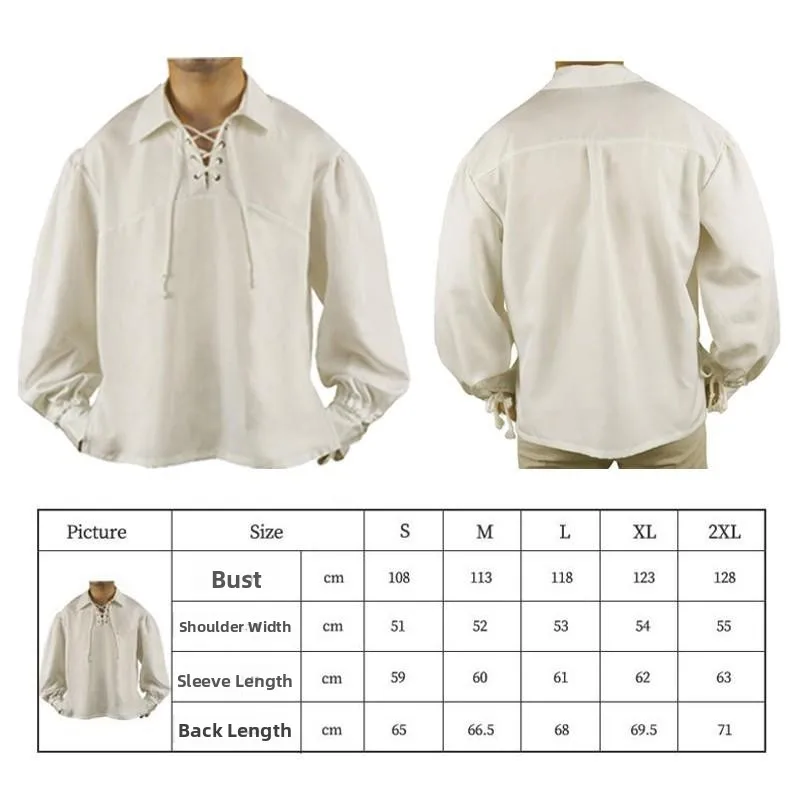 European Sle Men's irts Common People's Clothing Summer 202 No Brand Registered Trademark Ethnic Stage Wear