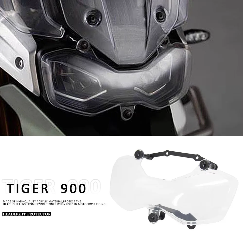 

2020 FOR Tiger 900 TIGE R900 NEW Motorcycle Accessories Acrylic Light Cover Protective Guard Headlight Protector