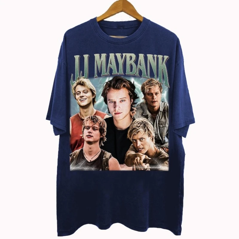 Vintage 90s Bootleg Style JJ Maybank Outer Banks Gifts for Man and Women Hipster Street Fashion Unisex Printed T-Shirt Tops