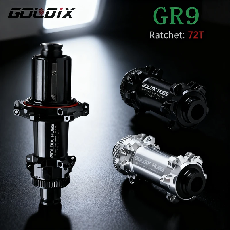 

GOLDIX GR9 MTB & Road High-Performance Bicycle Hubs - HG/XDR Freehub, 24H Straight-Pull Spokes Bicycle components