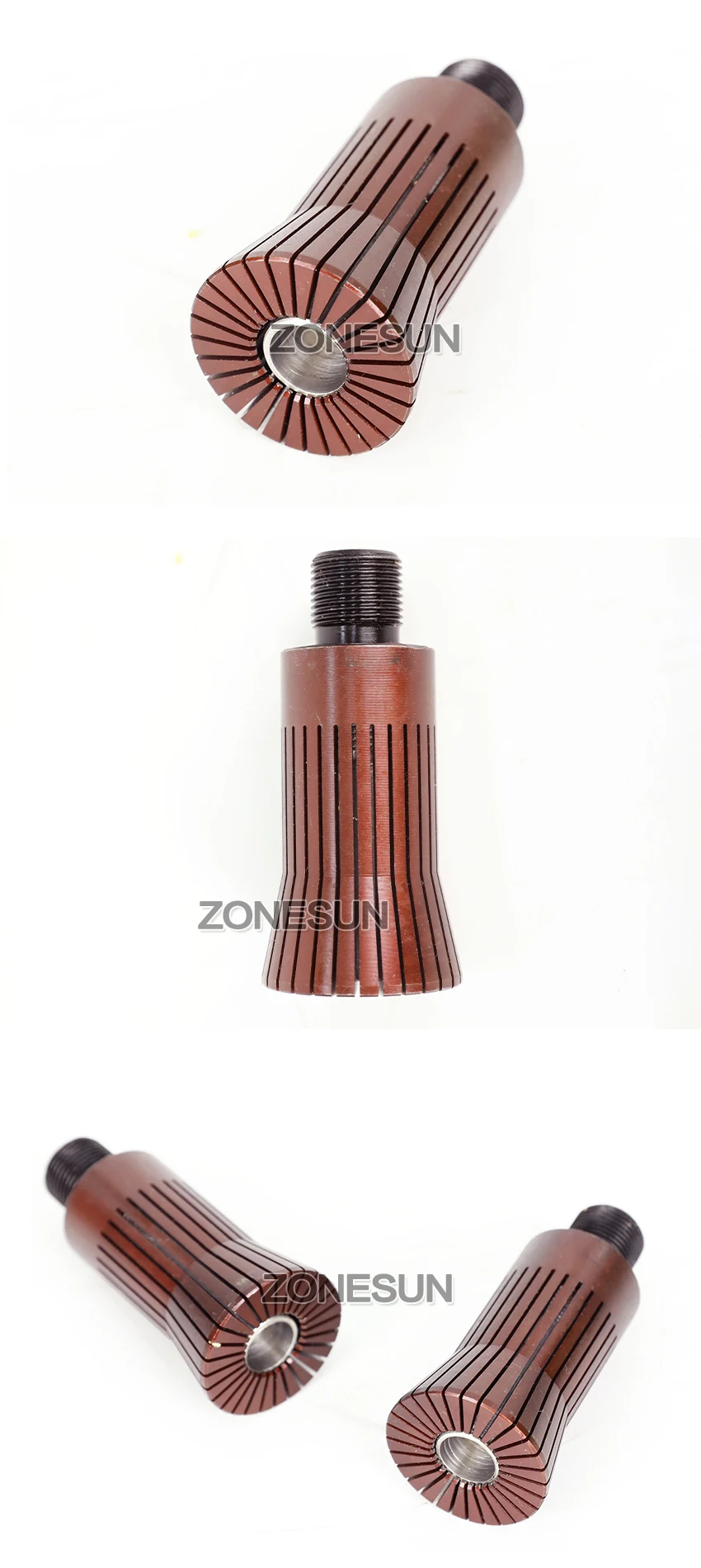 ZONESUN Capping Head for New Perfume Cap Crimping Machine Capper, Metal Cap Press Machine Capping Machine