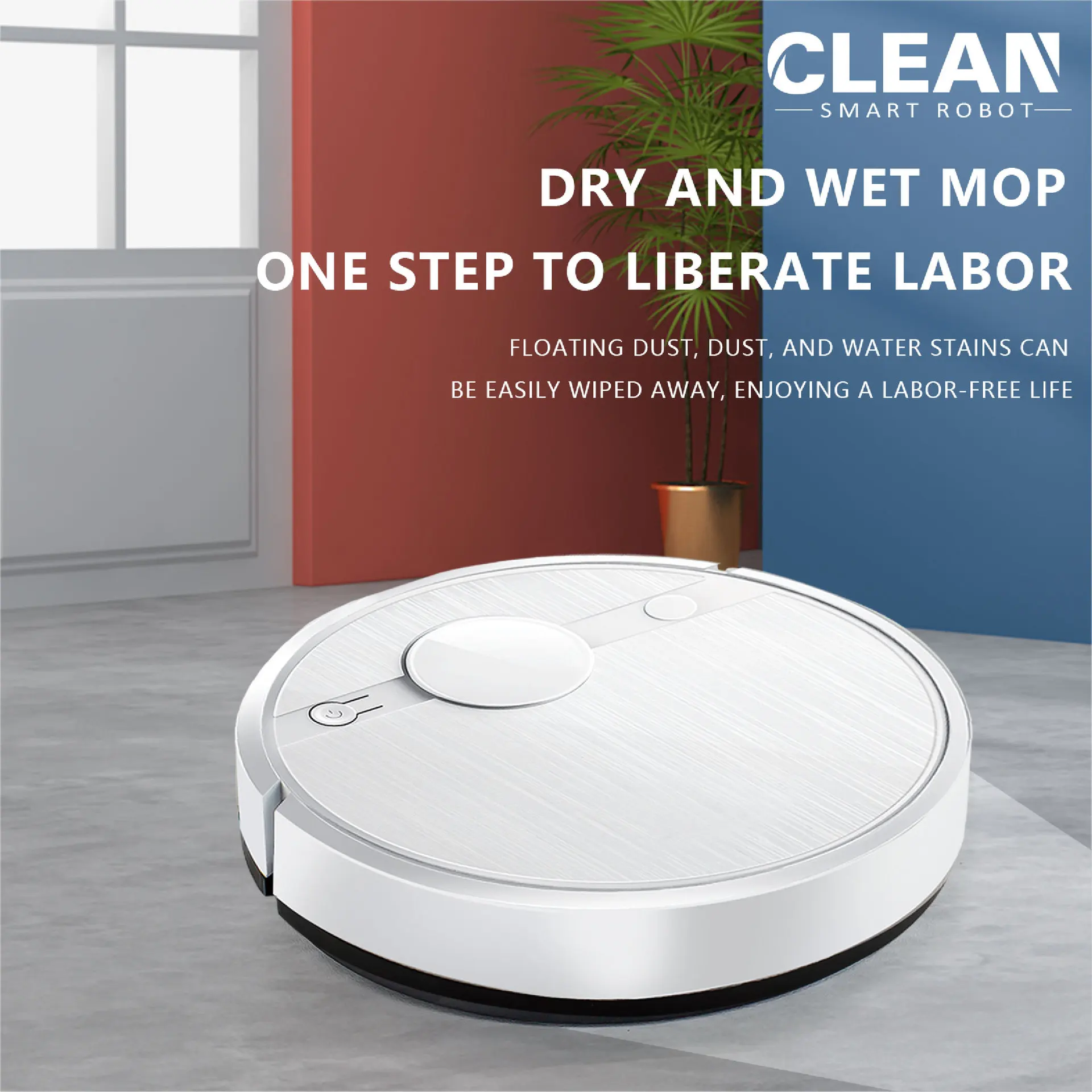 Mopping robot household cleaning machine intelligent vacuum cleaner fully automatic sweeping and mopping integrated machine