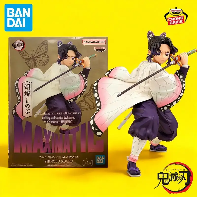 

Bandai оригинальные Banpresto MAXIMATIC Demon Slayer Kochou Shinobu фигурки аниме статуи мультфильм экшн-кукла детские игрушки фестиваль подарок