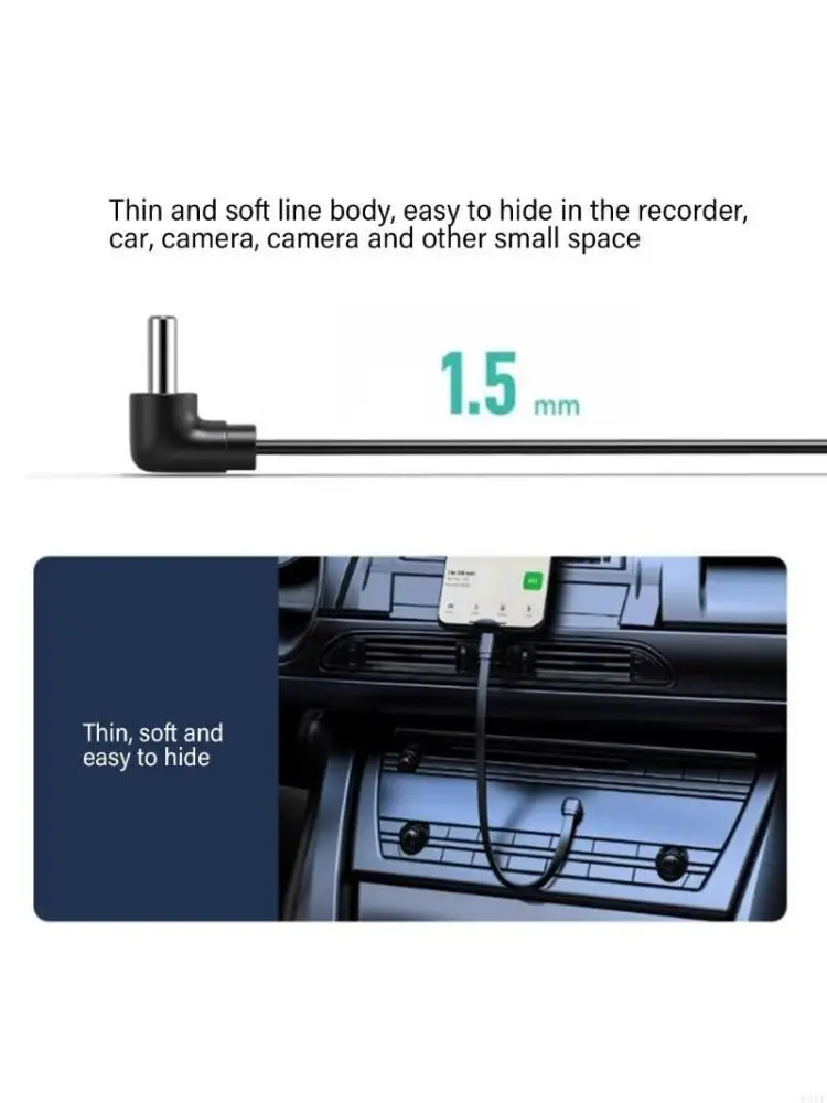 E1PF Efficient 66W USB C Cable with 90° Right Angled Option Quick Charging Data Line