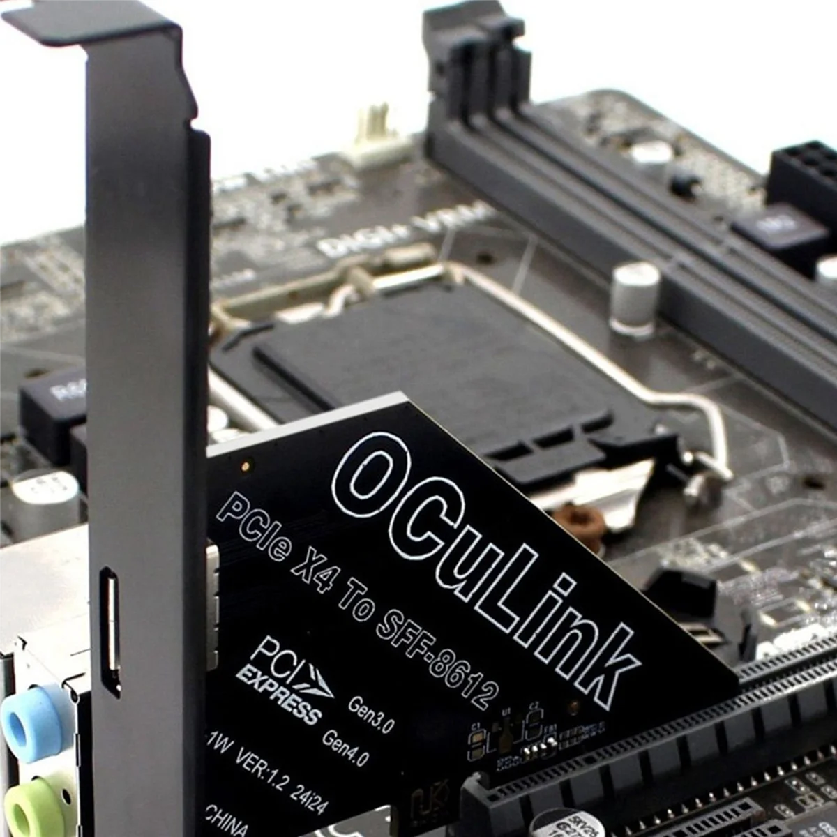 BNVN-2X Pcie 4.0 X4 To Oculink SFF8611/8612 Expansion Card To SFF-8639 U.2 SSD For External Graphics Card For Win/Linux