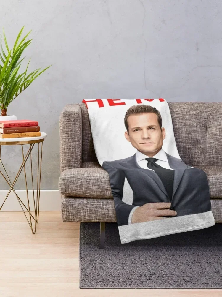 Suits Harvey Specter 'You're the man' Merch Throw Blanket Softest Nap Blankets