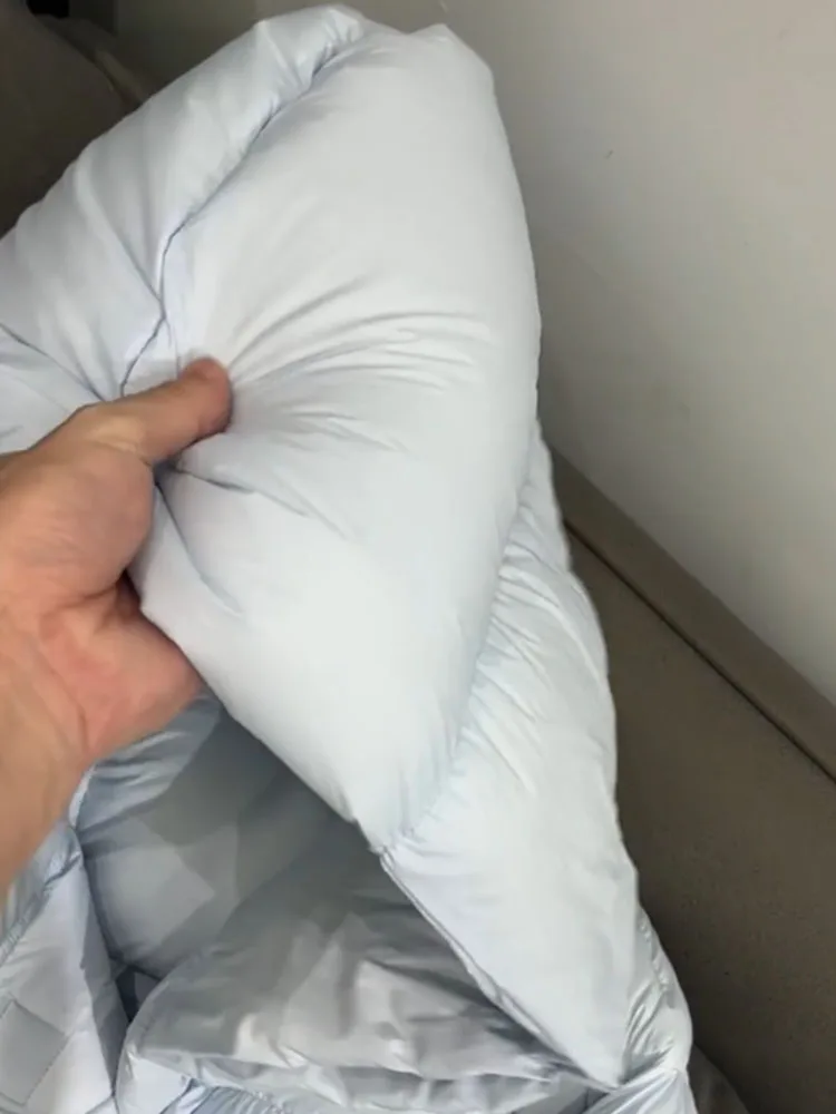 Einzigartiger ort blauer Daunenmantel für Damen mit Kapuze, Jaet Winter 2022, neuer Sle Premium-Brotmantel, Thi-Oberbekleidung, koreanischer Sle Commute