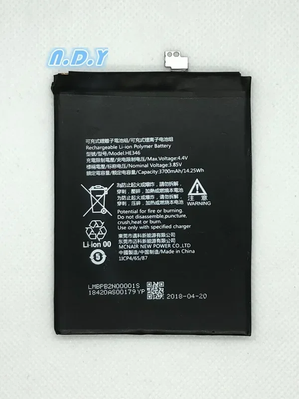 

Original HE346 3700mAh Battery For Nokia 7 Plus 7P N7P HE 346 Batteries Bateria