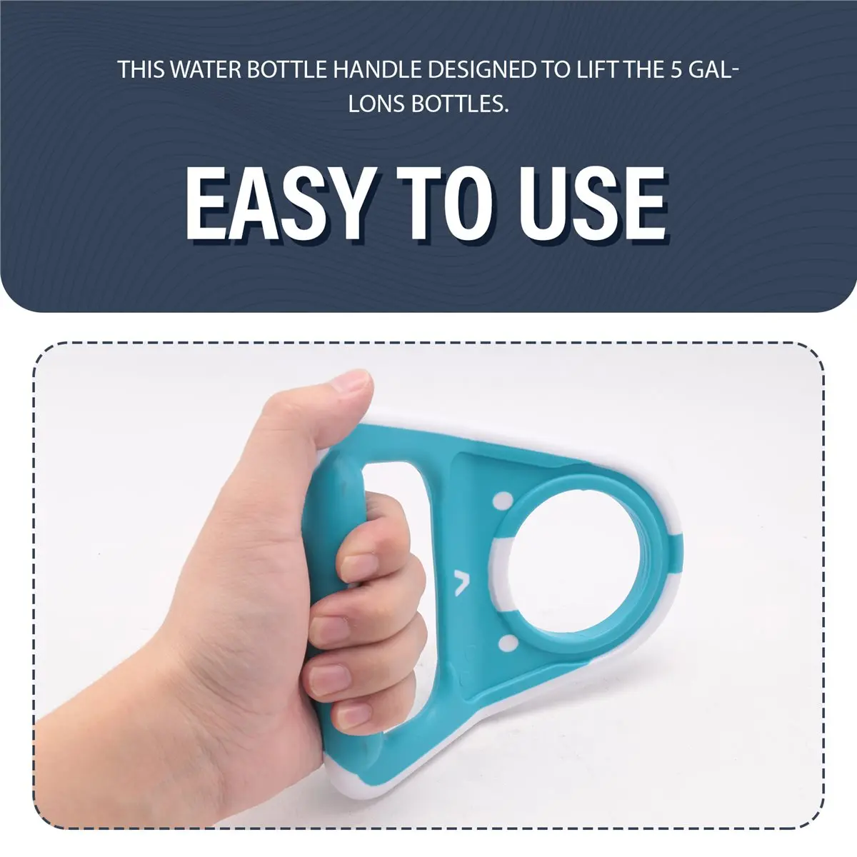 Super Hot Sale Brand Bucket Handle 5 Gallon Drinking Water Bottle Carrier Lifter -Green