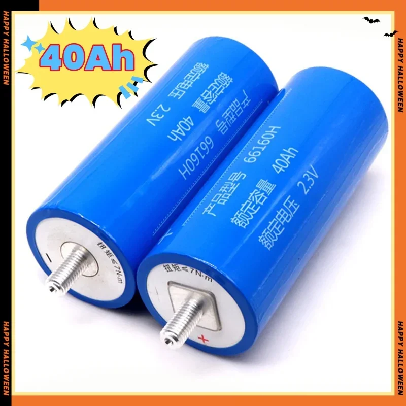 Yinlong-Lithium Titanage Battery resistant at low temperature, original 2.3 V, 40AH, LTO66160, 10C, download DIY, 12V, 24V, 36V