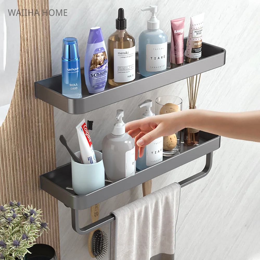 

Bathroom Shelves Shower Holder Corner Shampoo Stand Towel Holder Toilet Organizer Shelf Kitchen Spice Rack Bathroom Accessories