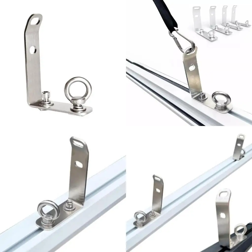 

Roof Rack Crossbar Load Stops T-Slot Truck Crossbar Stainless Rustproof for Snowboard Rooftop Racks Accessories X37F