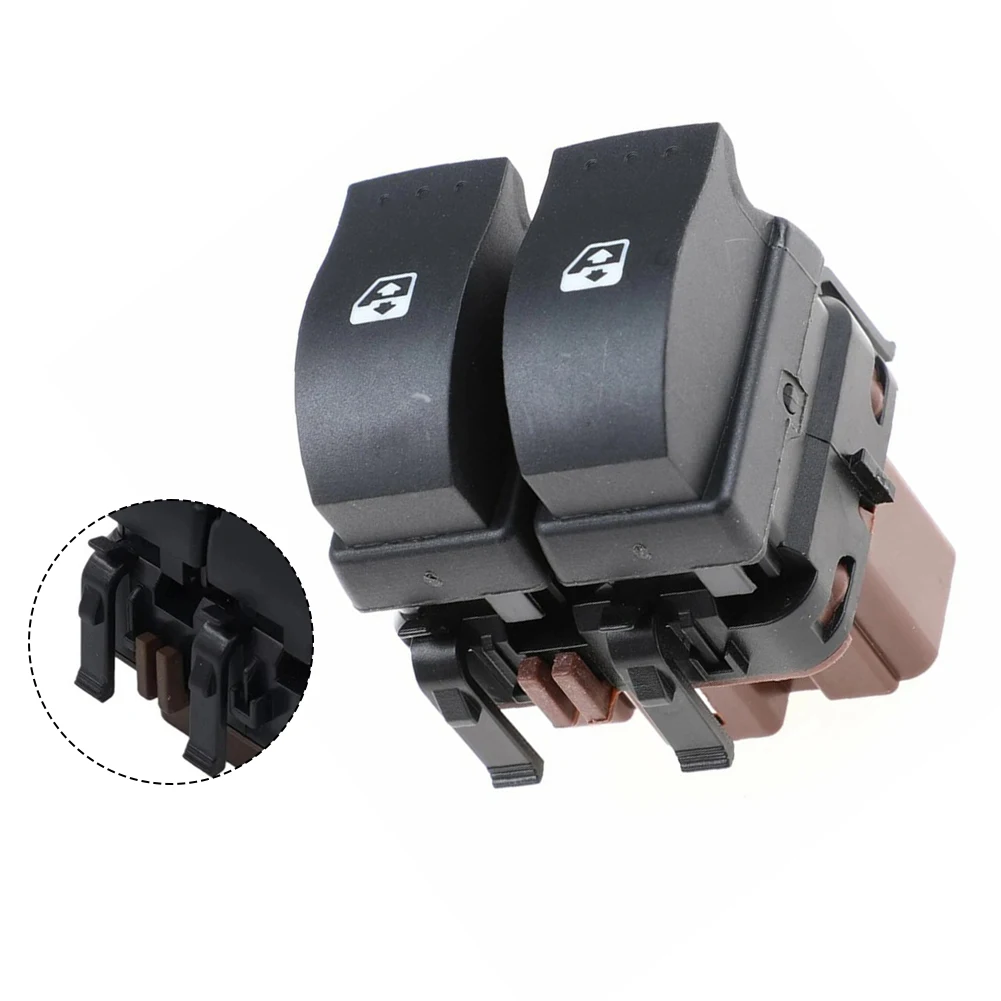 زر مفتاح التحكم في نافذة السيارة لرينو لـ Megane II وEspace IV 2003 2014 جزء بديل OEM 8200315040 #4