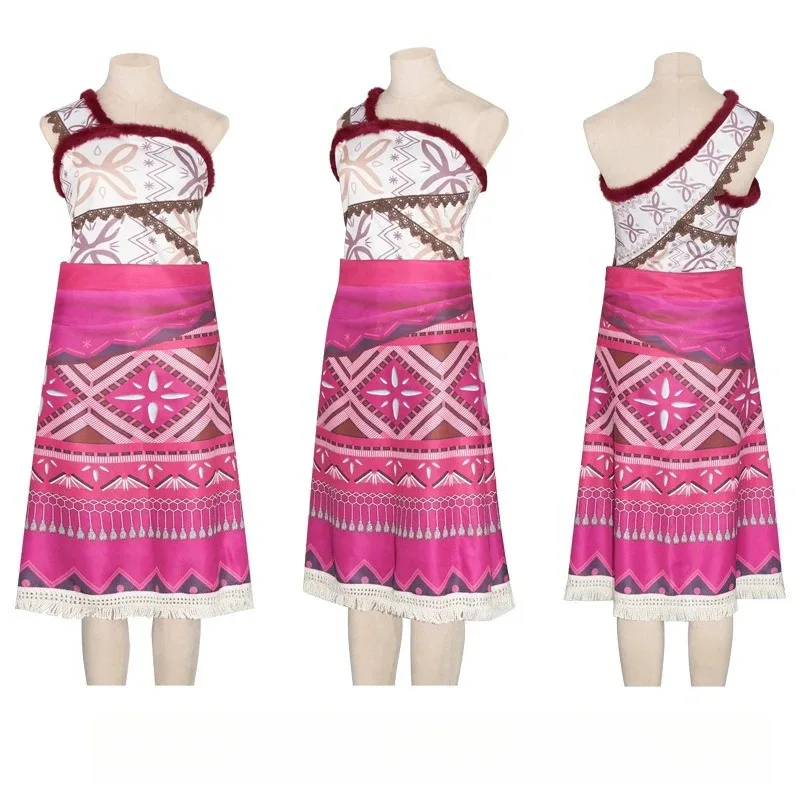 

Платье Моаны из фильма 2, женские костюмы на Хэллоуин, карнавал, день рождения, платья принцессы, платье Ocean Adventure Vaiana