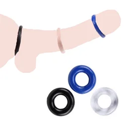 3pcs Durable Penis Ring Erectile Stay Hard Cock Rings Sex Toys for Men Delay Ejaculation Dick Rings Adult Sex Penis Delay Ring